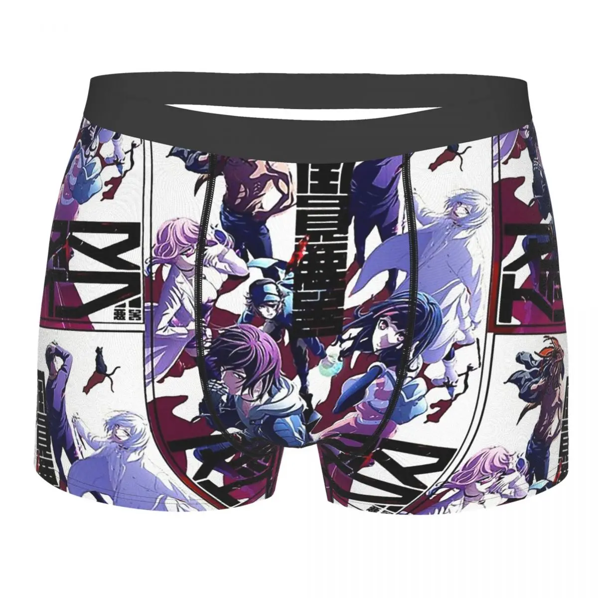 Poster Akudama Drive Anime Swindler Courier Brawler Underpants Cotton Panties Male Underwear Ventilate Shorts Boxer Briefs | Мужская