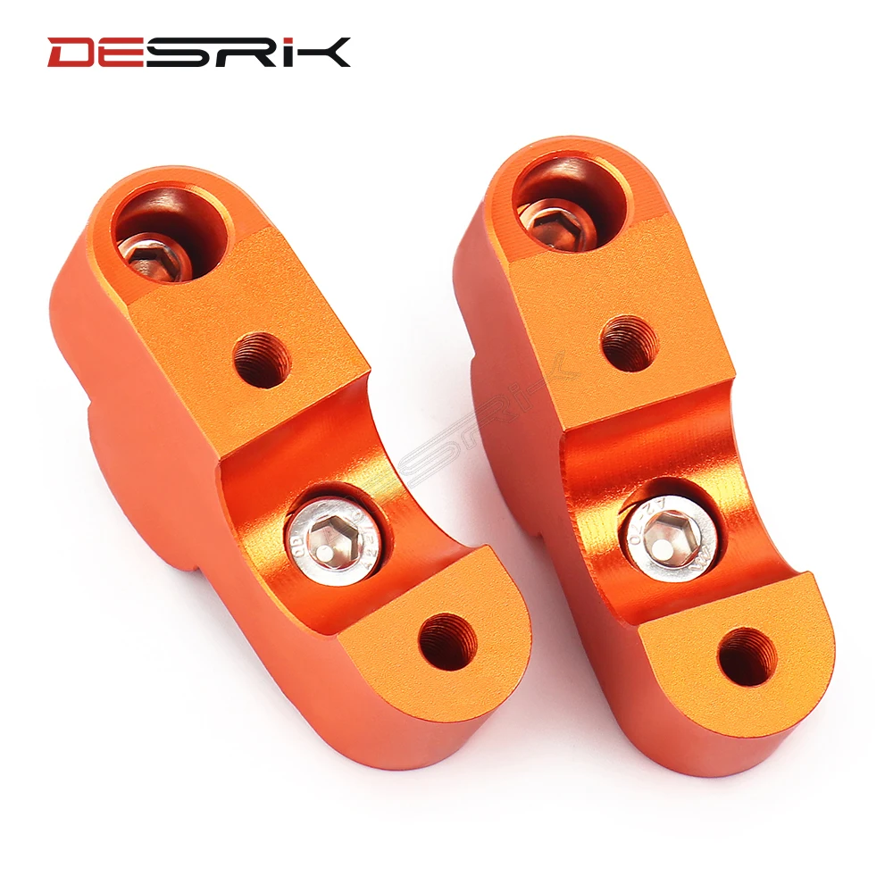 

DESRIK Motorcycle CNC Aluminum Handlebar Mount Clamp Lifter Bar Clamps Riser For KTM Duke 390 Duke390 All Year Accessories