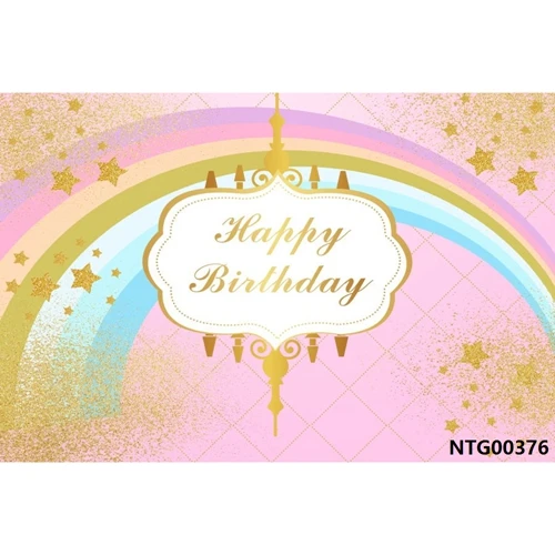 Yeele Baby 1st Birthday Backdrop Girl Princess Baby Shower Золотая Корона розовая пользовательская фотография Виниловый фон для фотостудии - Цвет: NTG00376