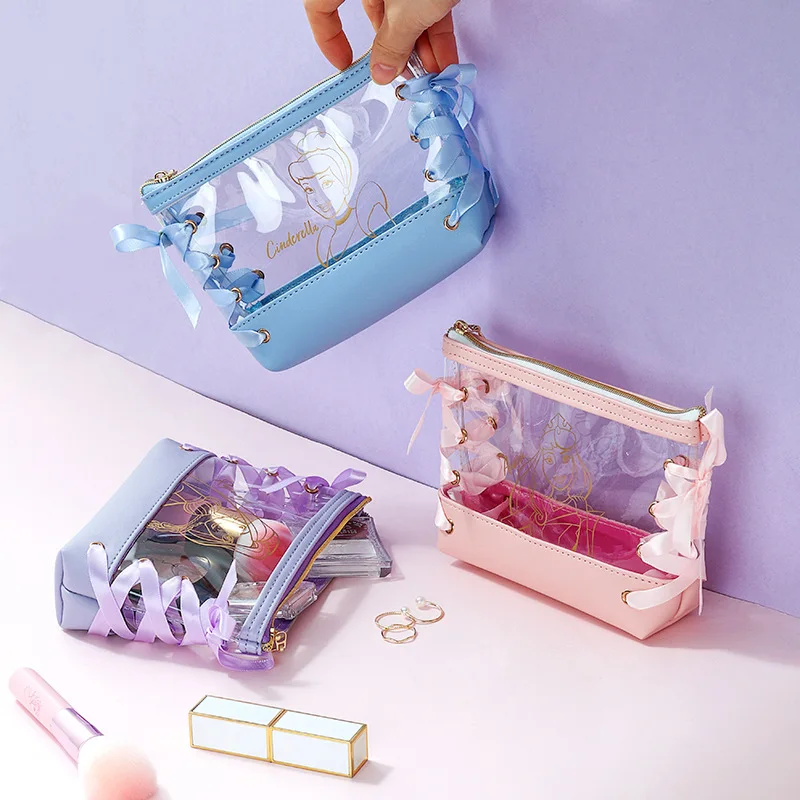 Прозрачная косметичка Disney для женщин портативная маленькая Вместительная