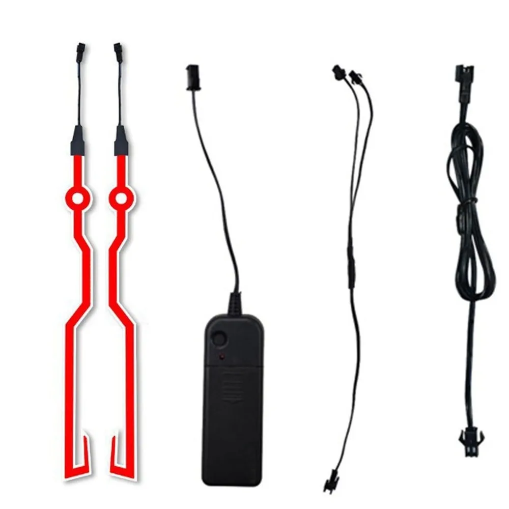 Мотоциклетный светодиодный шлем для ночной езды 4 режима комплект