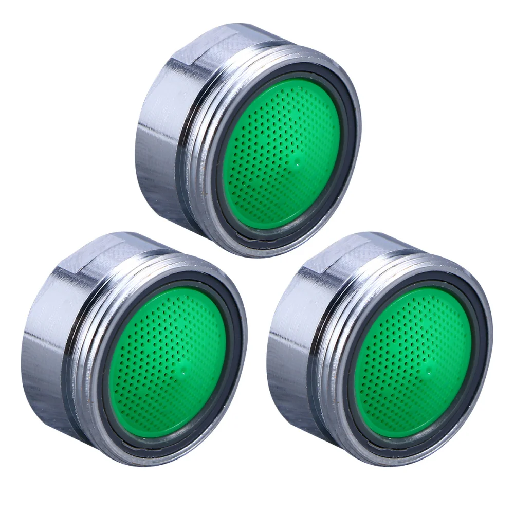 

3 Pcs Threaded Brass Aerator Bubbler Sprayer Water Saving Filter Female Thread Polished