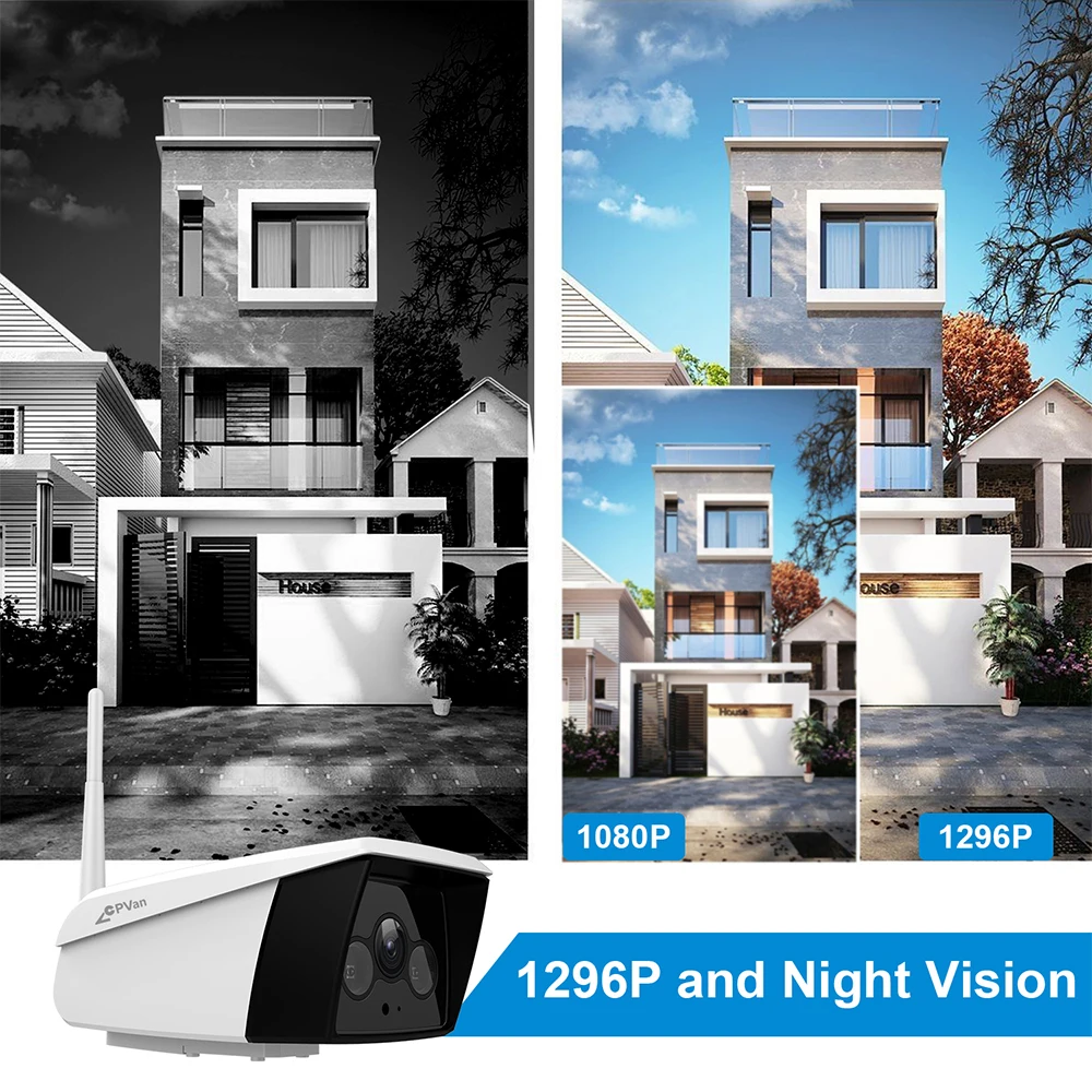 CPVan 3MP IP камера видеонаблюдения CCTV WiFi видеонаблюдение наружная домашняя