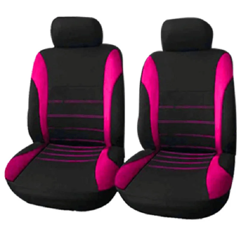 1set rose 1 комплект, внутренние автомобильные принадлежности, чехол для автомобильного сиденья, универсальный чехол для переднего сиденья, тканевая подушка для автомобильного сиденья, защитная накладка для автомобильного сиденья - Название цвета: 1set rose