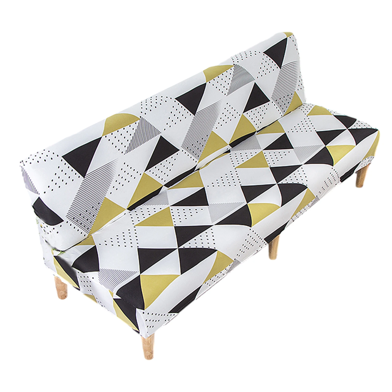 

Stretch Sofa Cover No Armrest Folding Printed Sofa Protector Flexible Sofa Bed Cover Without Armrests Home Decor Not Include Bed