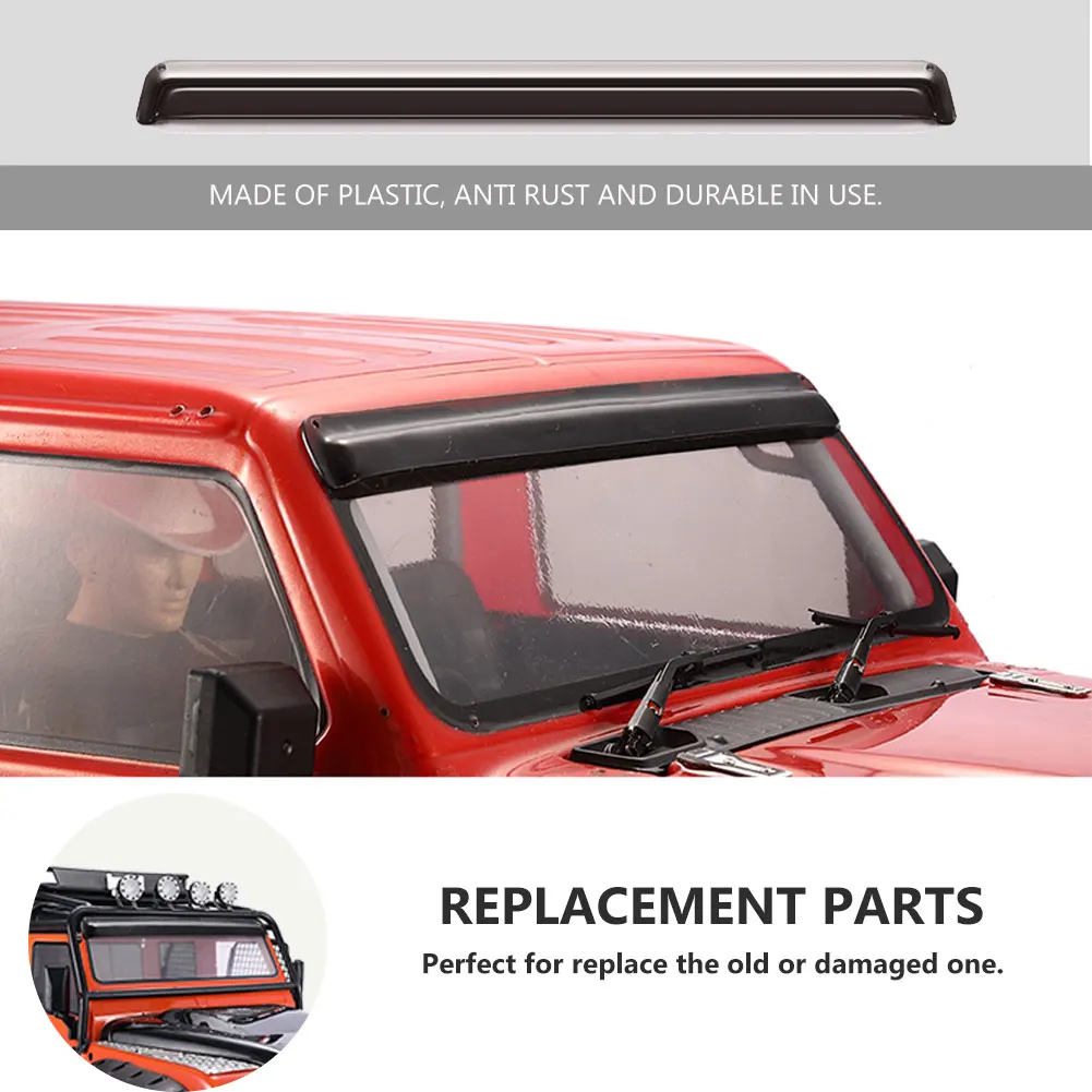 

1:10 RC Crawler Plastic Professional Sun Hat Rain Shield Replacement Parts DIY Easy Install Off Road Direct Fit For TRX4 6