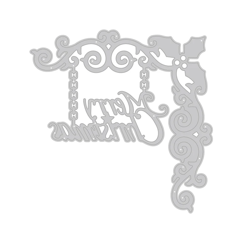 Рождественская подвеска для изготовления резки металла рамки Шаблоны