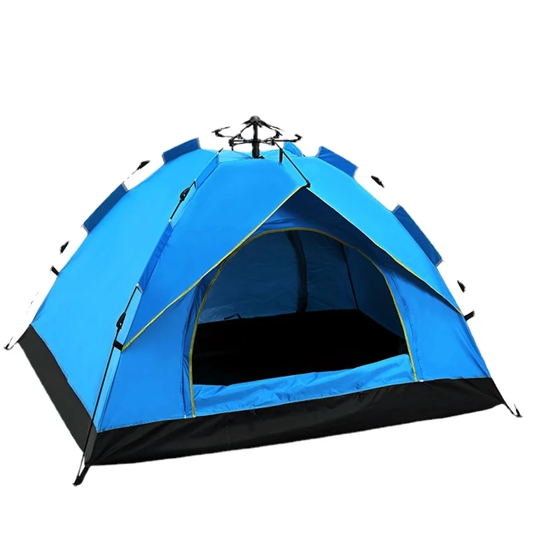 

Outdoor camping tent 2-3-4 person automatic tent spring type quick opening sunscreen camping tent