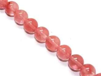 Гладкая розовый турмалин кристалл Бусины круглые каменные бусины DIY ювелирных