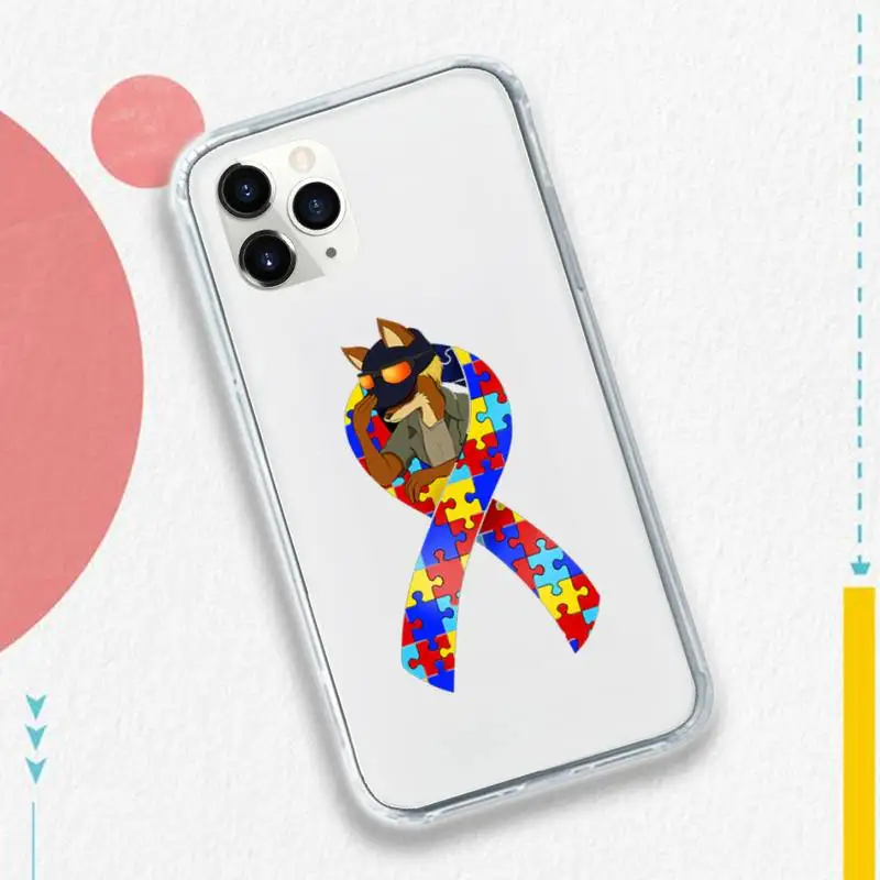 

Puzzle Autism Awareness Phone Cases Transparent soft For iphone 5 5s 5c se 6 6s 7 8 11 12 plus mini x xs xr pro max