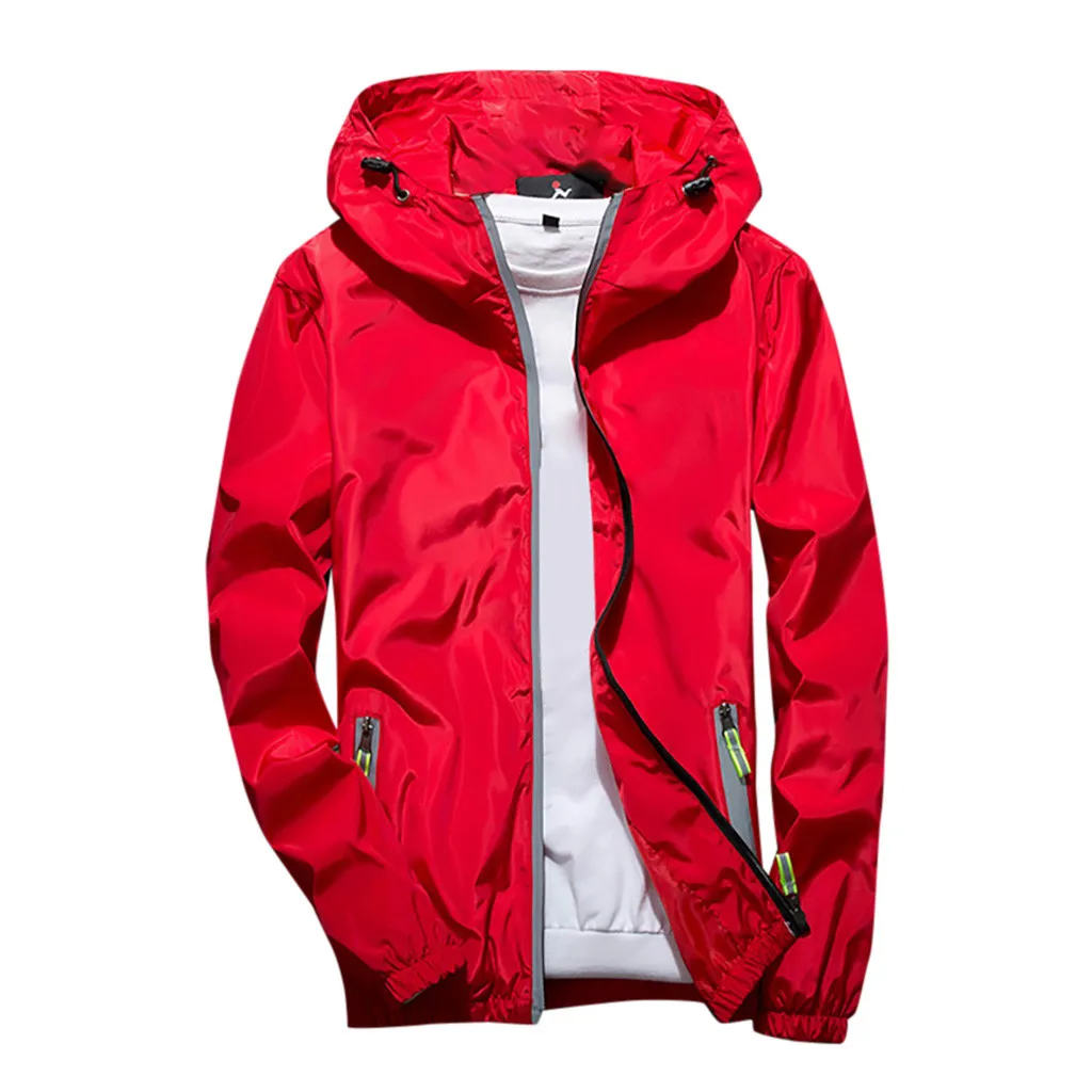 KANCOOLD Windbreaker Running Jacket Man/Woman Sport Hoodie Spring/Autumn Outdoor Windproof Winter Coat Sportswear Male 95 | Мужская