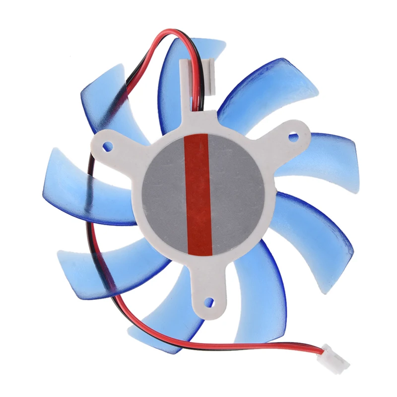 ПК VGA дисплей Видеокарта радиатор охлаждающий вентилятор синий | Компьютеры и