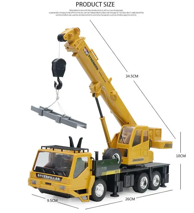 LeadingStar 1/14 RC подъемный кран Инженерная модель автомобиля игрушка с дистанционным