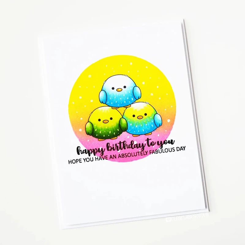 Металлические штампы-трафареты Mai Lovely Bird штамп для скрапбукинга сделай сам