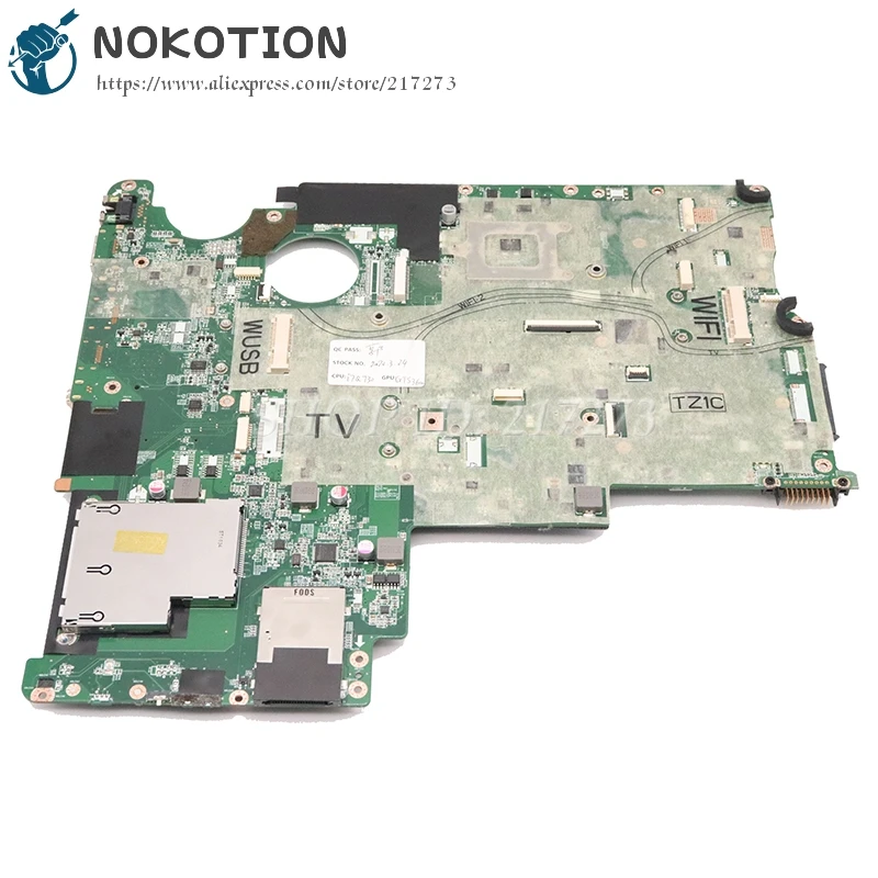 NOKOTION A000053140 DATZ1CMB8F0 материнская плата для TOSHIBA Qosmio X500 X505 ноутбука DDR3 полный тест |