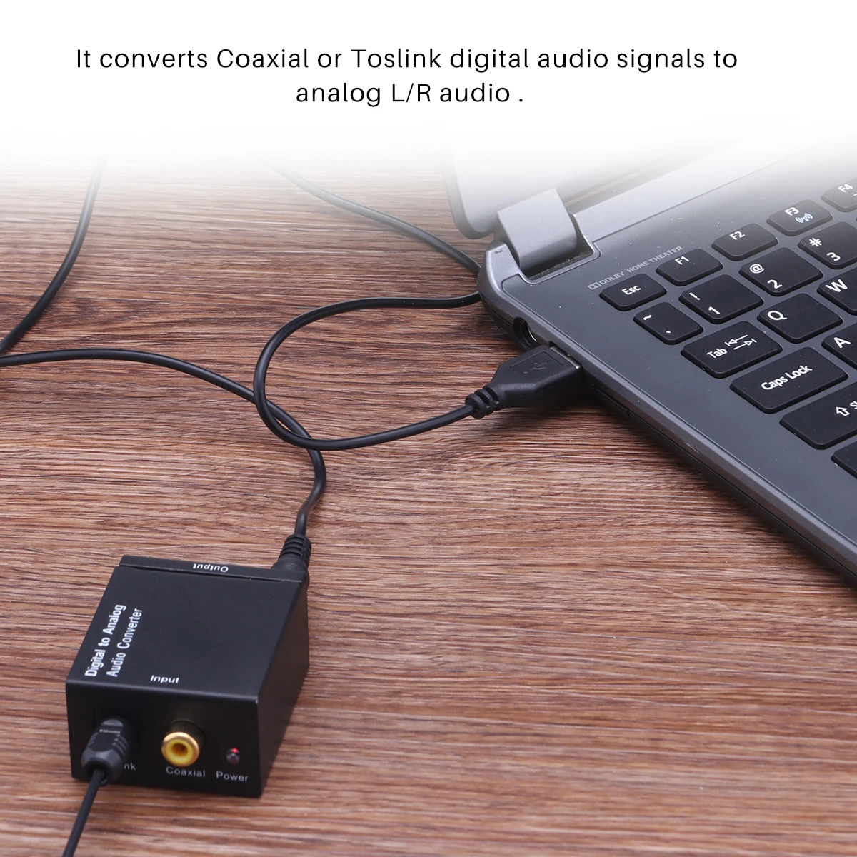 Оптический коаксиальный адаптер FORNORM Toslink цифровой аудио в RCA L/R цифро аналоговый