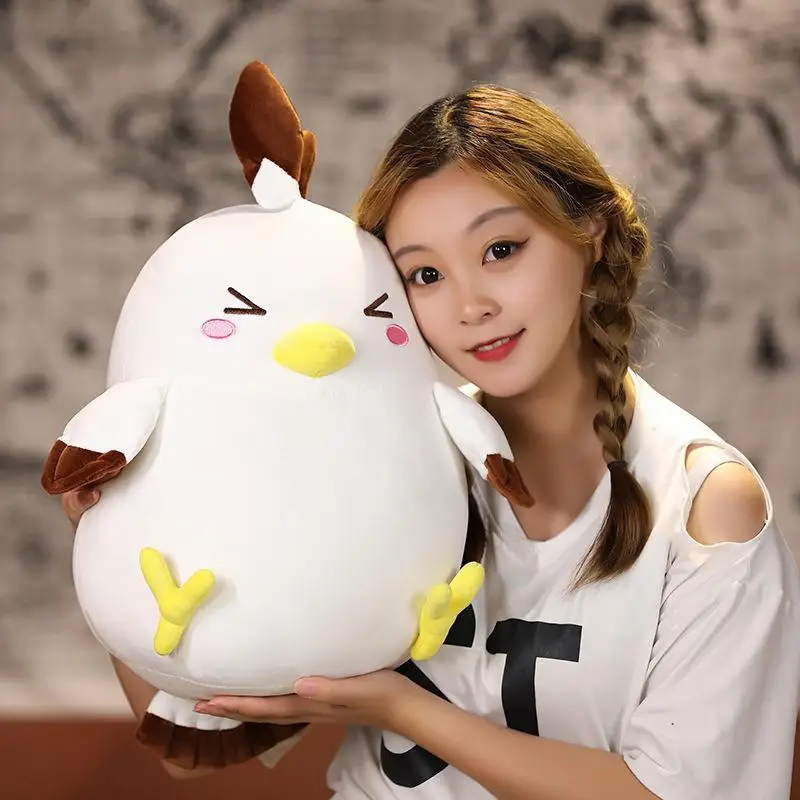 

50cm Game Genshin Impact Two-dimensional Peripheral Pillow Animal Plush Chicken Doll Toy Home Decoration Accompany Birthday Gift