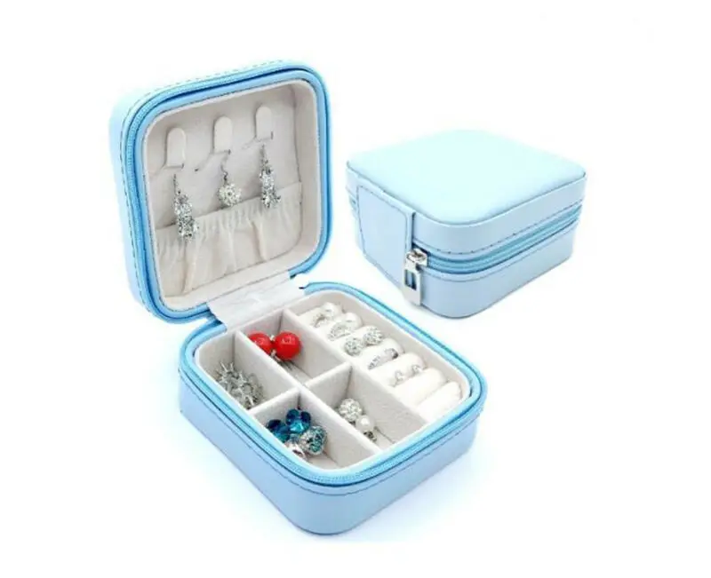 Лидер продаж 2020 Модный Дорожный Чехол для хранения ювелирных изделий однотонный