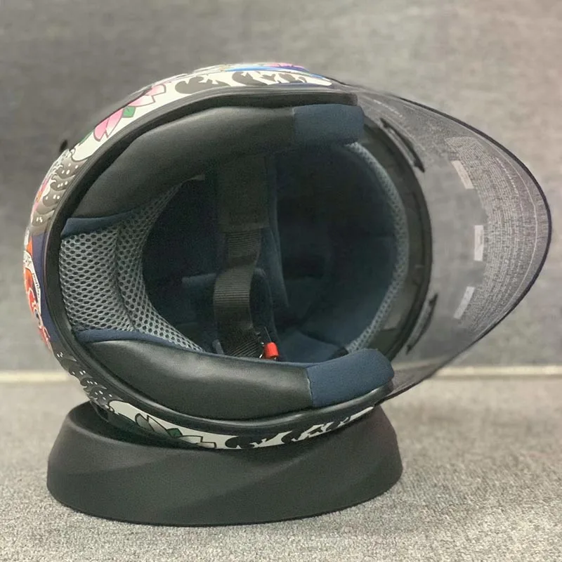 

New Arrival Matte Japanese Dragon Half Helmet Motorcycle Single visor Safety Hat Women and Men Summer Season Luminous Helmet