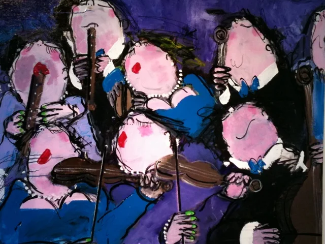 100% ручная роспись импрессивный новый дизайн масляная живопись поп арт на холсте