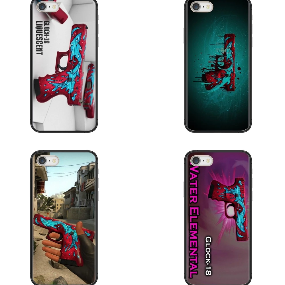 Для Samsung Galaxy S20 Fe S30 Ultra S21 S10 S9 Plus Lite Cs Go стихий водяной пистолет черный Hoesjes