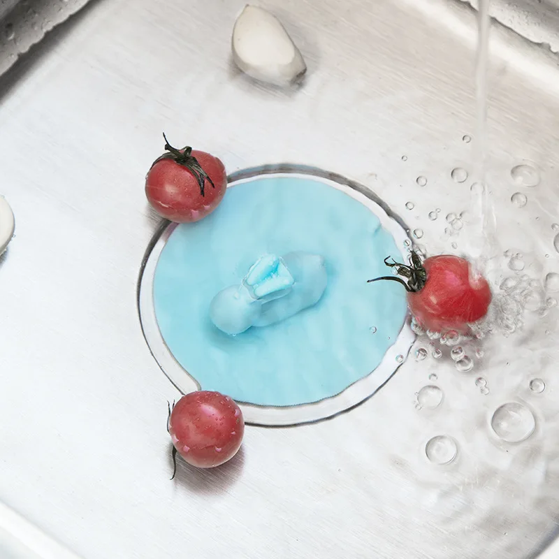 

Rubber Circle Silicone Sink Strainer Filter Water Stopper Floor Drain Hair Bathtub Plug Bathroom Kitchen Cute Deodorant Stopper