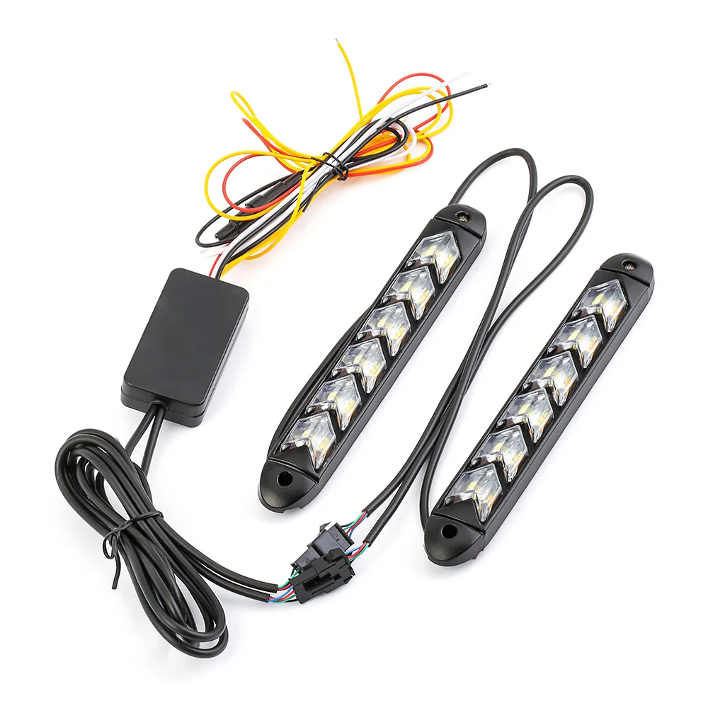 2 шт Автомобильный светодиодный дневной светильник Универсальный