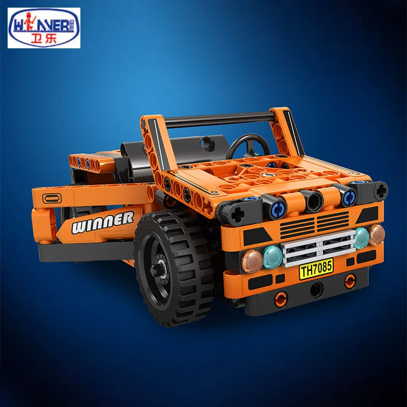 200 шт. Legos Jeep Car Technology строительные блоки кирпичи автомобиль сделай сам городской