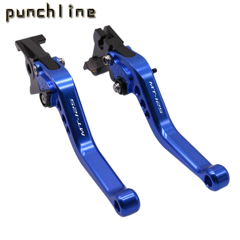 

Подходит для MT 125 2014-2017 тормозные рычаги для YAMAHA MT-125 мотоциклетные Короткие Рычаги сцепления