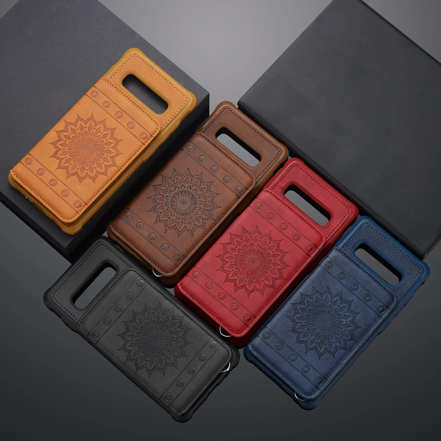 Новинка флип-чехол-бумажник с цветочным узором для Samsung Galaxy S8 S9 S10 S10E NOTE 8 9