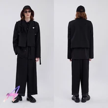 ADER ERROR traje corto básico Adererror, chaquetas de cincha de manga con botones para hombre y mujer (1)