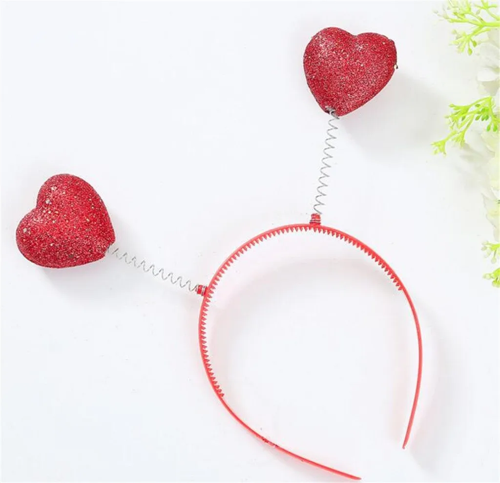 Милая Серебряная повязка на голову с антенной инопланетный шар бопперы для