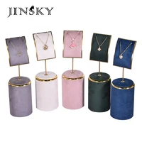 electroplated metal ring necklace shelf display jewelry props pendant earrings window decorations packaging box