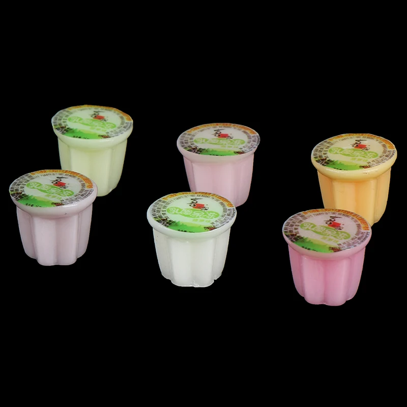 

5Pcs Simulation Cute Jelly Resin Cabochons Pretend Food Play DIY Scrapbooking Jewelry Making For Dollhouse Decals New Arrival