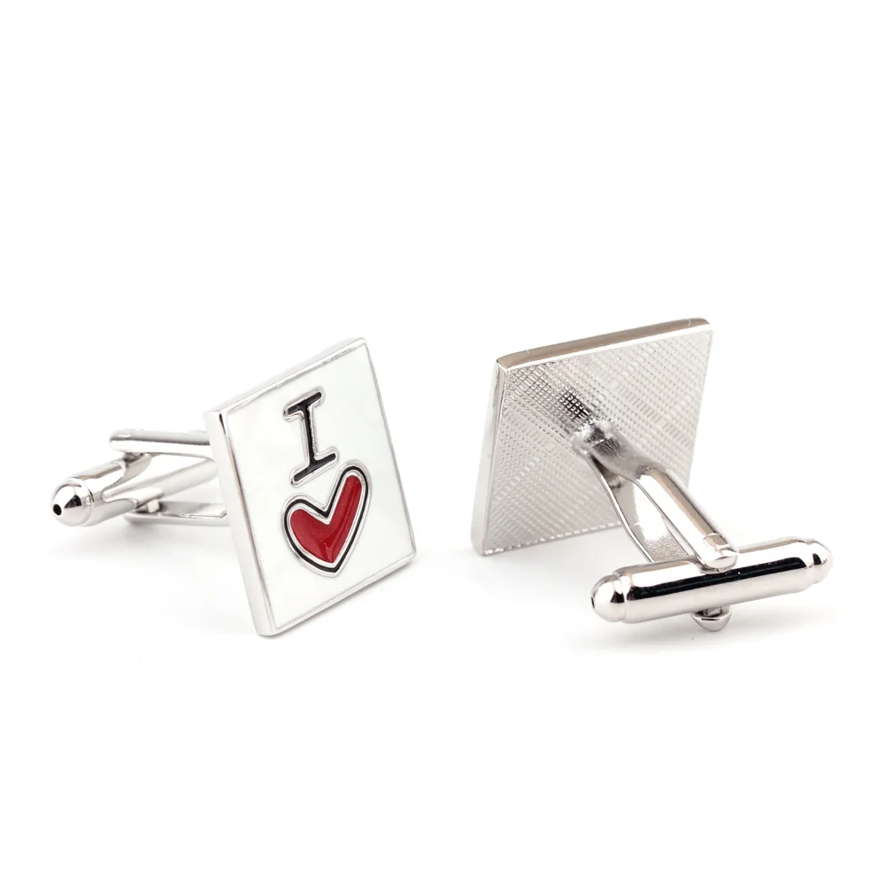 Новинка модные Редкие изысканные запонки с надписью Я люблю мою жену подарок для
