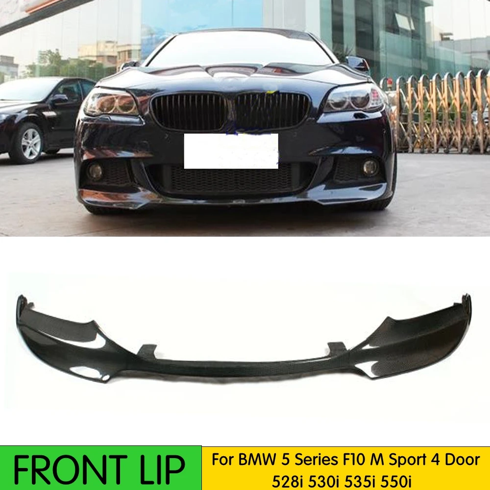 Спойлер f10 из углеродного волокна для BMW 5 Series F10 M Sport Sedan 528i 530i 535i 550i Tech 2012 2016|front lip