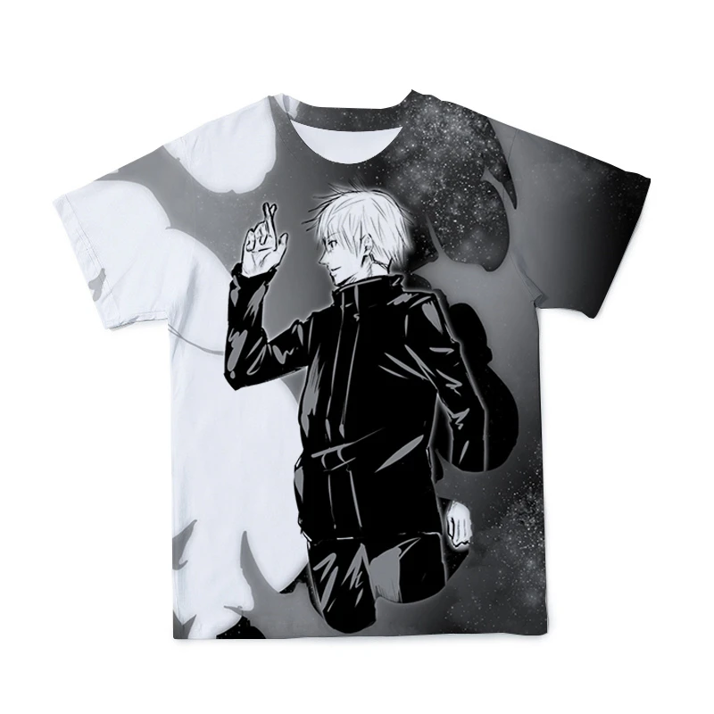 

Summer 3D new style men's anime character printed T-shirt clothing casual breathable short-sleeved large size 110-6XL (customiza