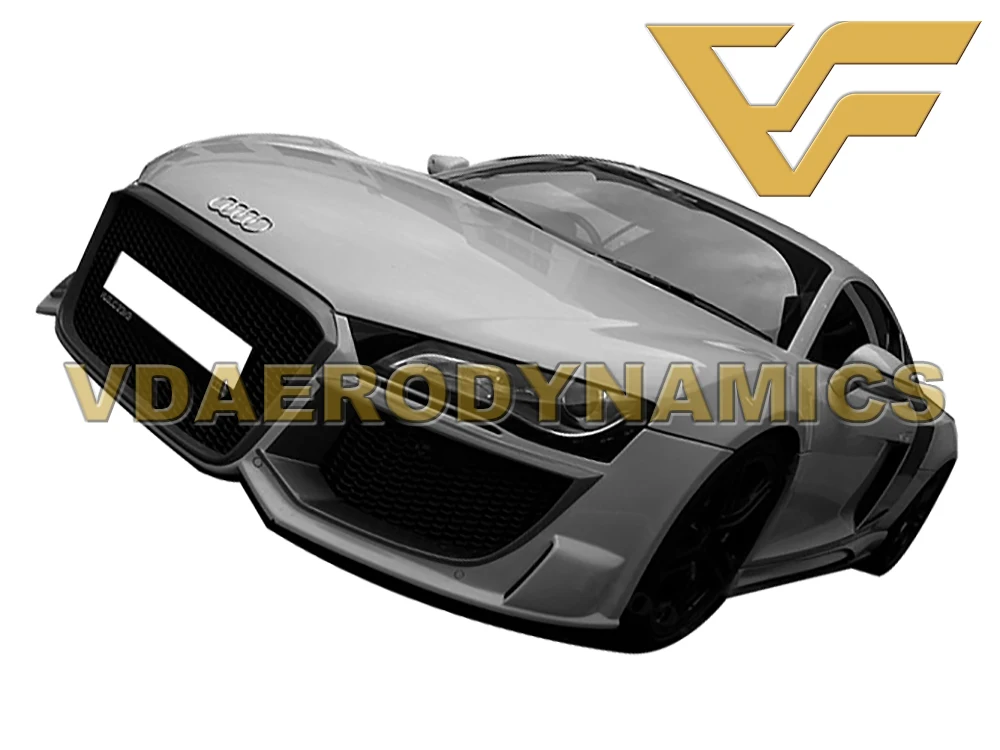 Подходит для 12-15 Audi R8 V8 V10 VAD-R полный комплект кузова (передний бампер задний