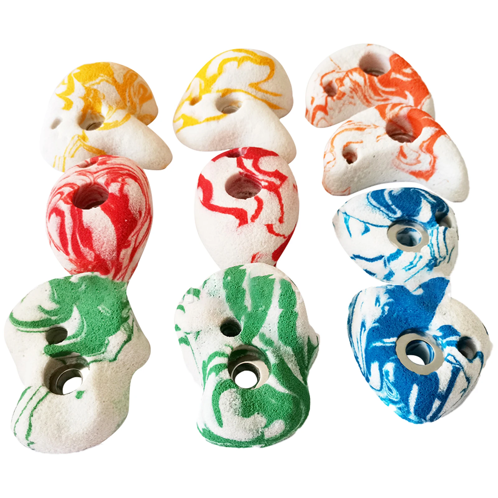 

10 шт., настенные разноцветные ручки для подъема в доме и на улице