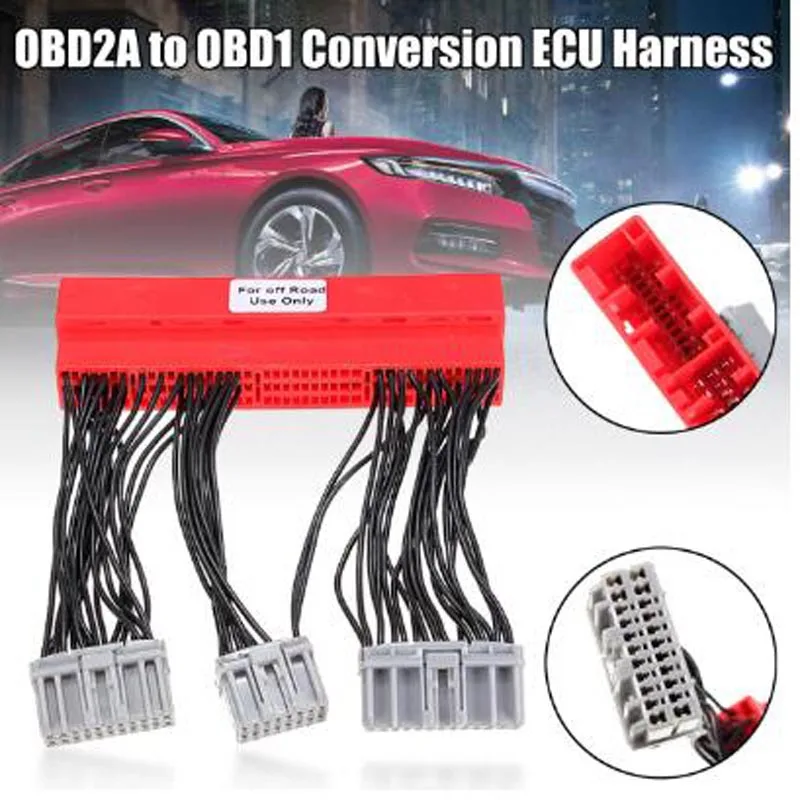 Для Honda OBD2A к OBD1 подключи и играй Перемычка конверсионная проводка для компьютера