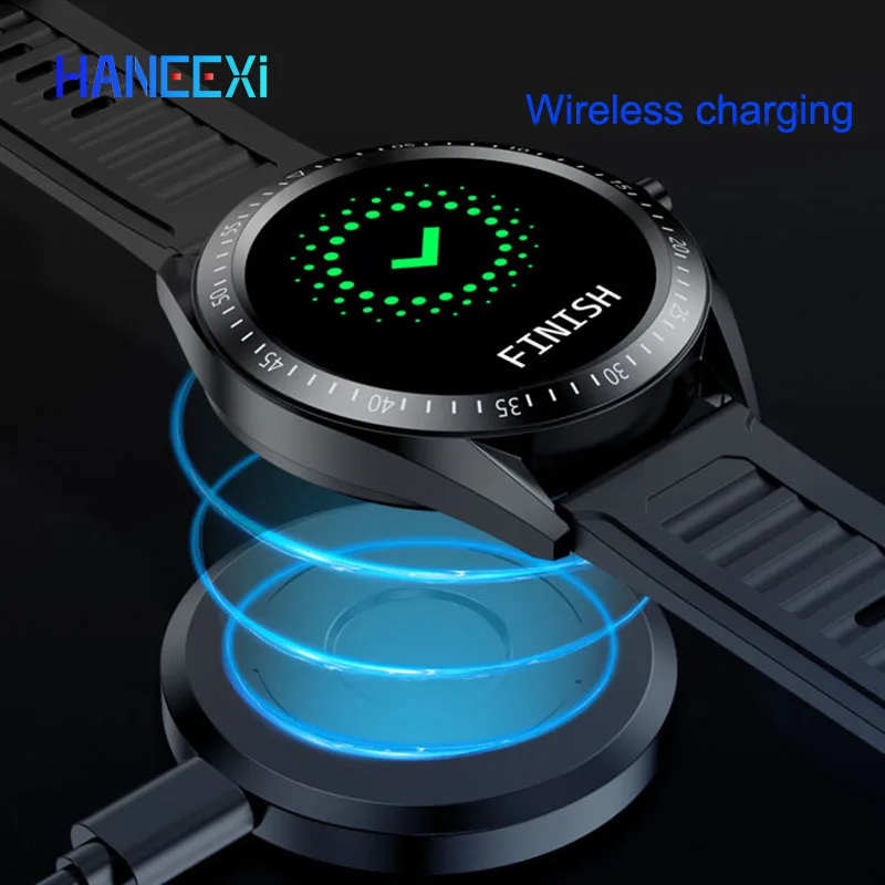 

2021 New Sport Multi-function Mode Smart Watch Men Blood Pressure Replaceable Strap Women Smartwatch support wireless charging