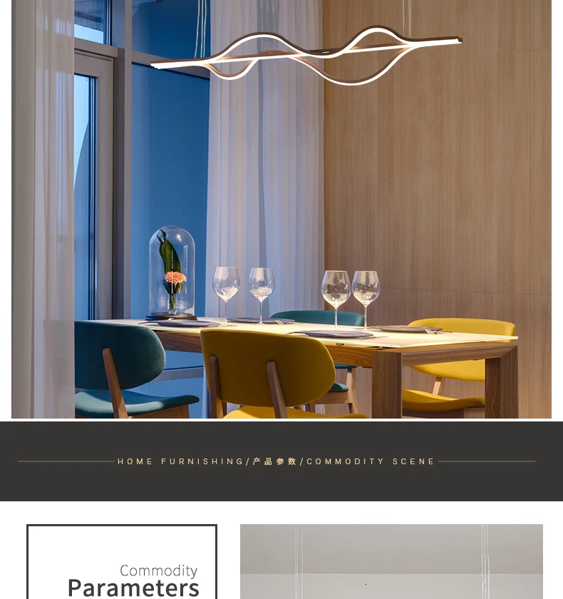Современные светодиодные подвесные светильники Chandelierrec AC85-265V для декора столовой, светильники для домашнего освещения, подвесной светильник с затемнением