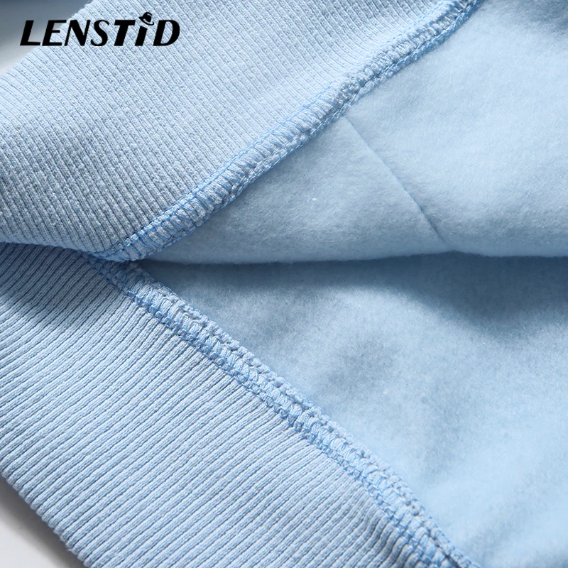 LENSTID/зимние Утепленные флисовые толстовки с принтом Последний Ужин уличная