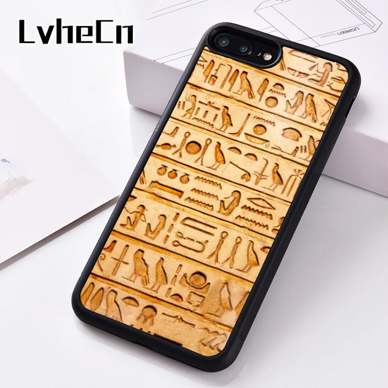 LvheCn силиконовый чехол для телефона iPhone 6 6S 7 8 Plus 5 5S SE X XS XR 11 PRO MAX Египетский