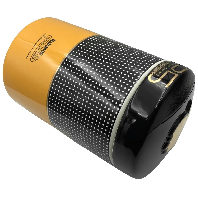 COHIBA, профессиональная керамическая дорожная сигарная трубка, банка 5-10 пальцев, коробка для хьюмидора, для дома и офиса, Классические хьюмидоры