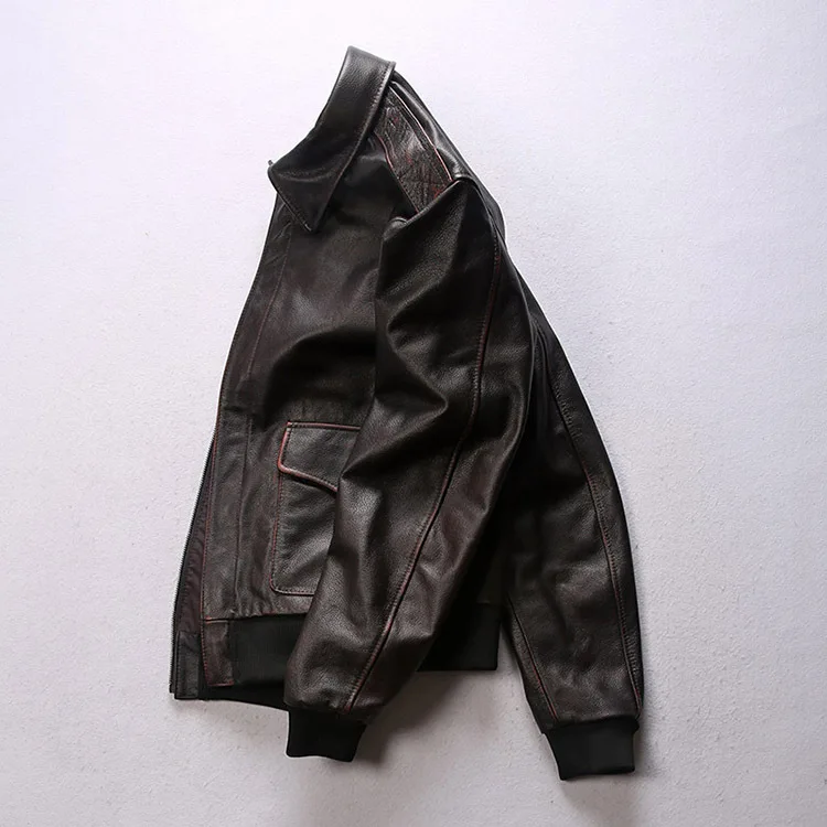 Фабрика 2020 Мужская черная окантовка A2 куртка пилота повседневная обувь для улицы