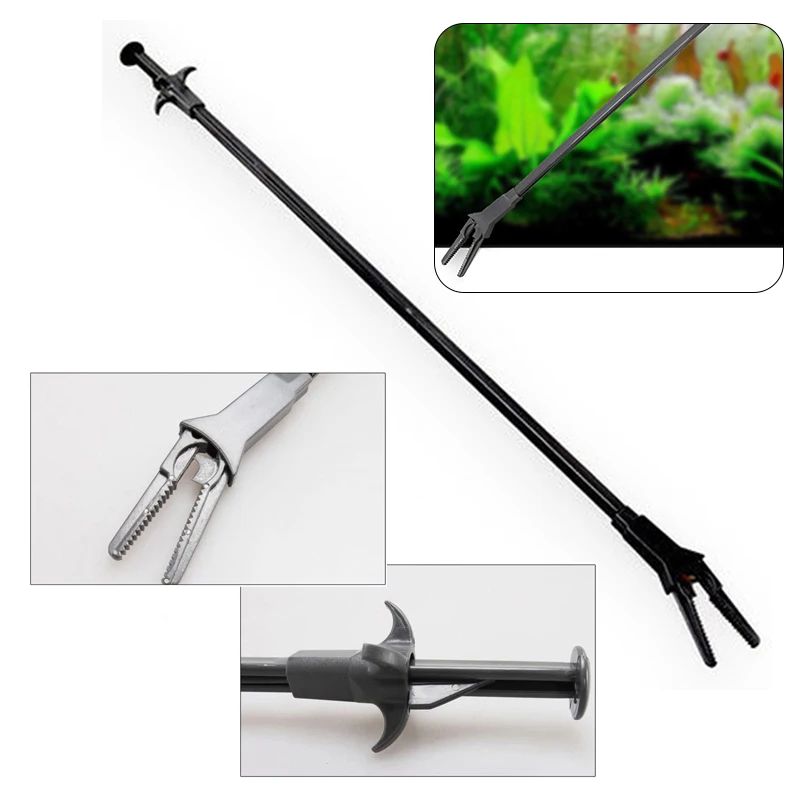 Аквариумный зажим для посадки плоскогубцы воды инструмент очистки аквариума