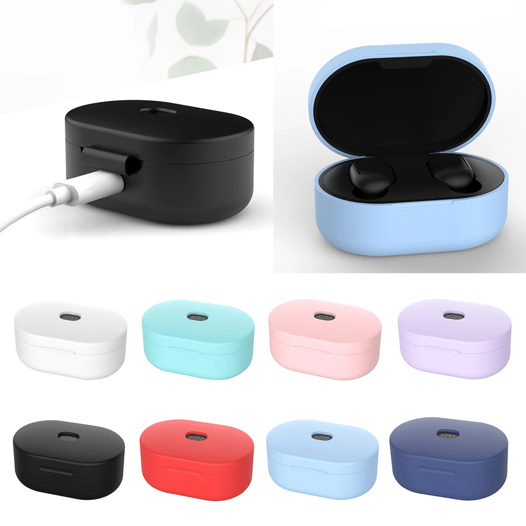 Силиконовый защитный чехол для наушников Xiaomi Redmi Airdot TWS Bluetooth беспроводной