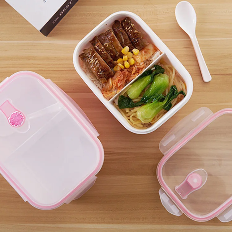 

Plastic lunch box, sealed lunch box, lunch box for microwave oven