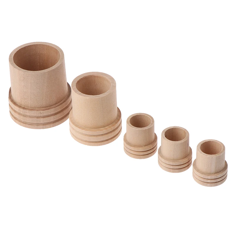 1/3pcs Wooden Moxa Extinguisher Roller Roll Holder Stick Moxibustion Device Massage Box Smokeless Acupuncture Artemisia Tool 